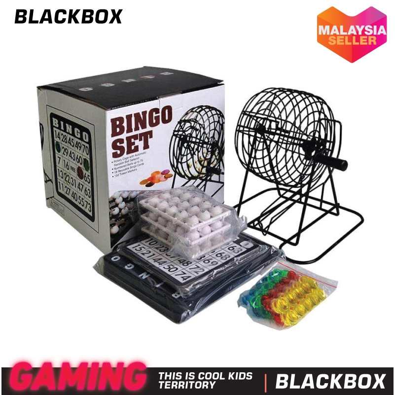 Bingo Game Set Bar Table Party Table Game BINGO Bar Lottery Machine ...