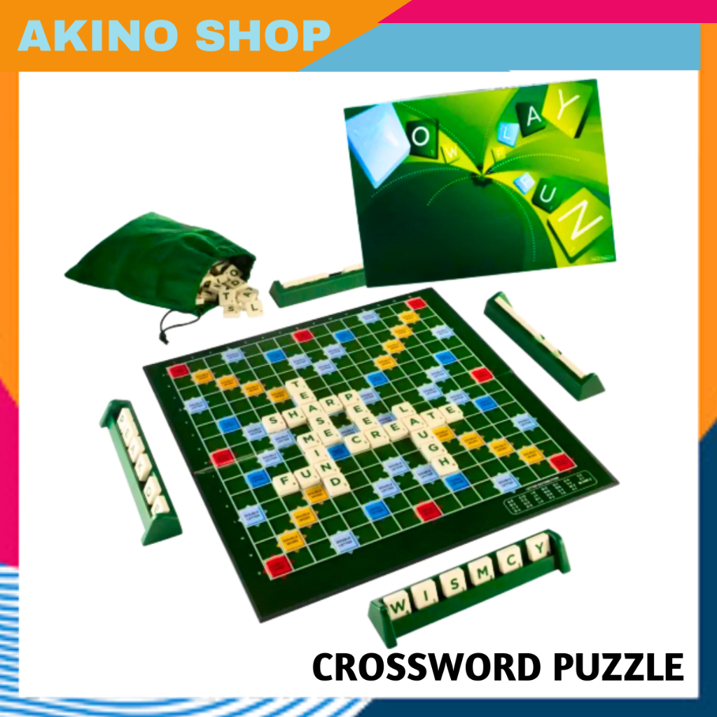 Crossword Puzzle Board Games Family Game Word Puzzle Shopee Malaysia