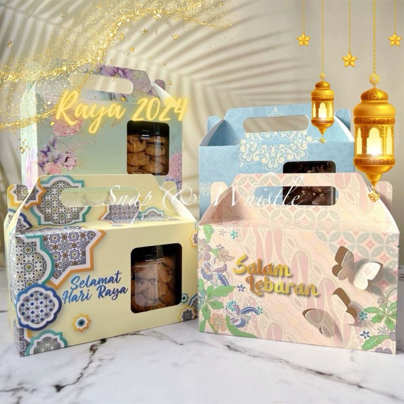 2024 Hari Raya Aidilfitri Gift Box Kotak Kuih Raya Packaging Gift Bag