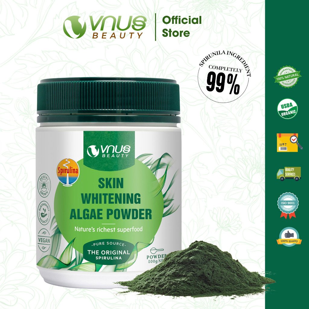 Organic Spirulina Powder (200g) Mineral Rich Food Heavy metal detox