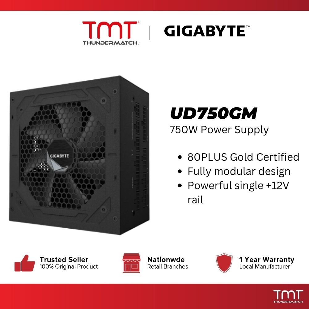 TMT Gigabyte UD750GM UD850GM 750W 850W 80PLUS GOLD Full Modular Power