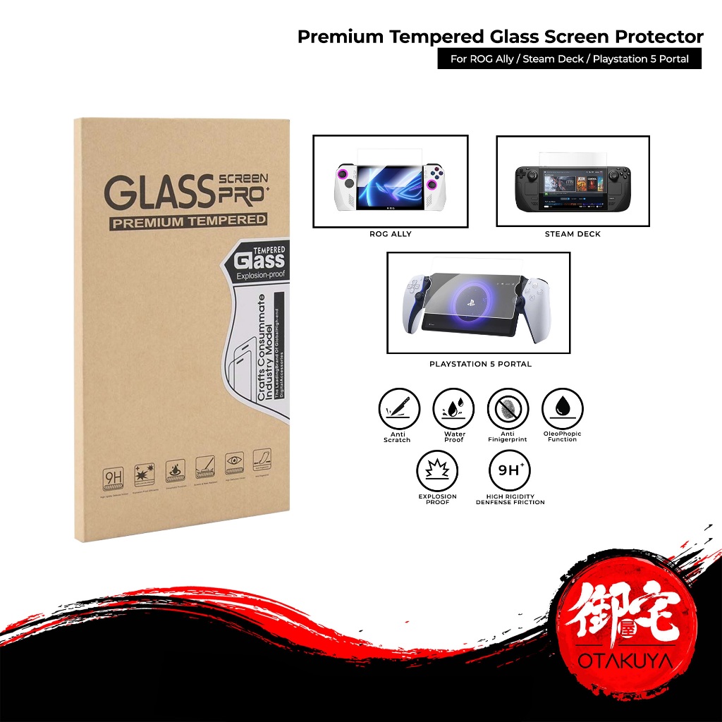 NEW ARRIVAL】Premium 9H Tempered Glass for ROG Ally Steam Deck Playstation  Portal Shopee Malaysia