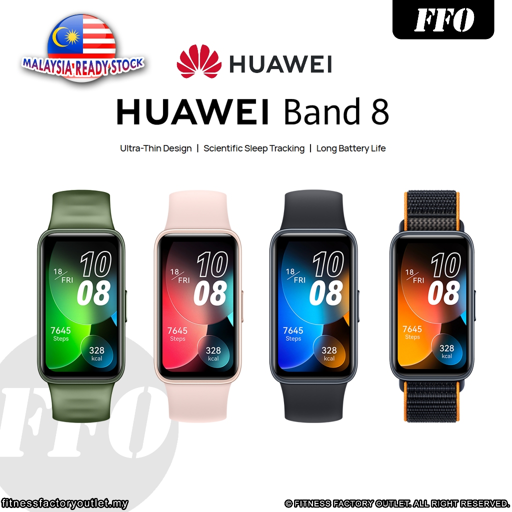 Huawei Band 8: TruSleep 3.0 - AMOLED - 10 - 5ATM