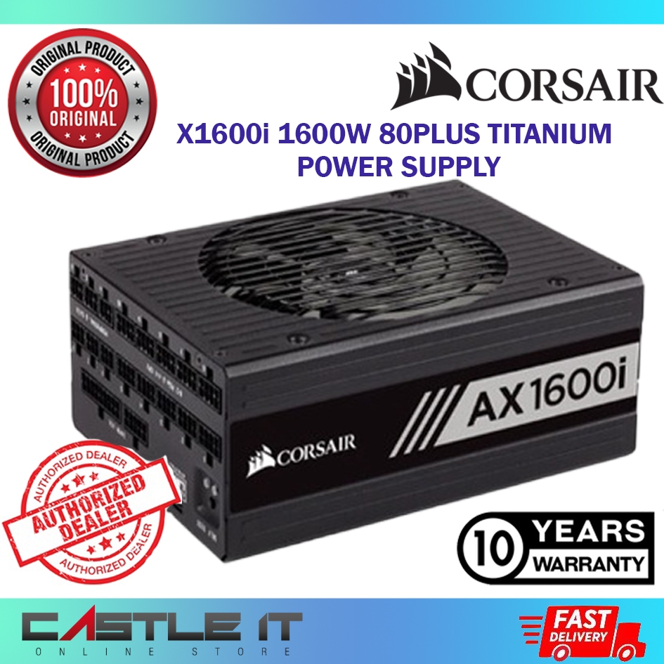Pre-Order Corsair AX1600i 1600W 80PLUS TITANIUM iCUE Digital Full ...