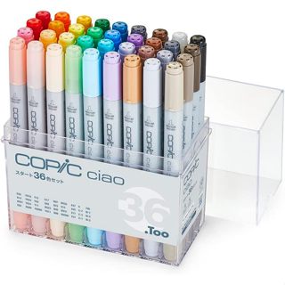 Copic Ciao Marker Set, Basic, 24-Piece 