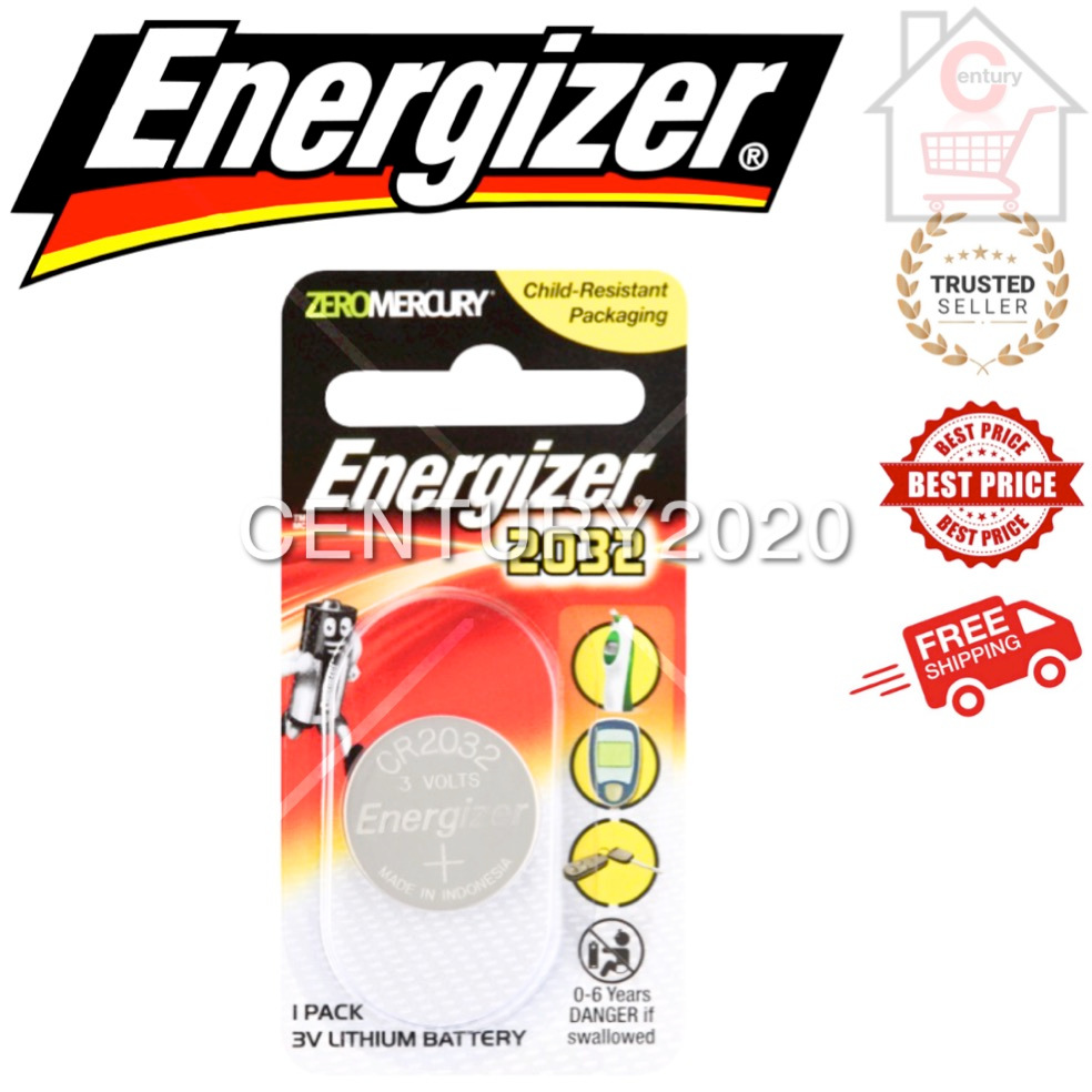 Energizer CR 2032 Battery for Vacuum & Leak Detectors