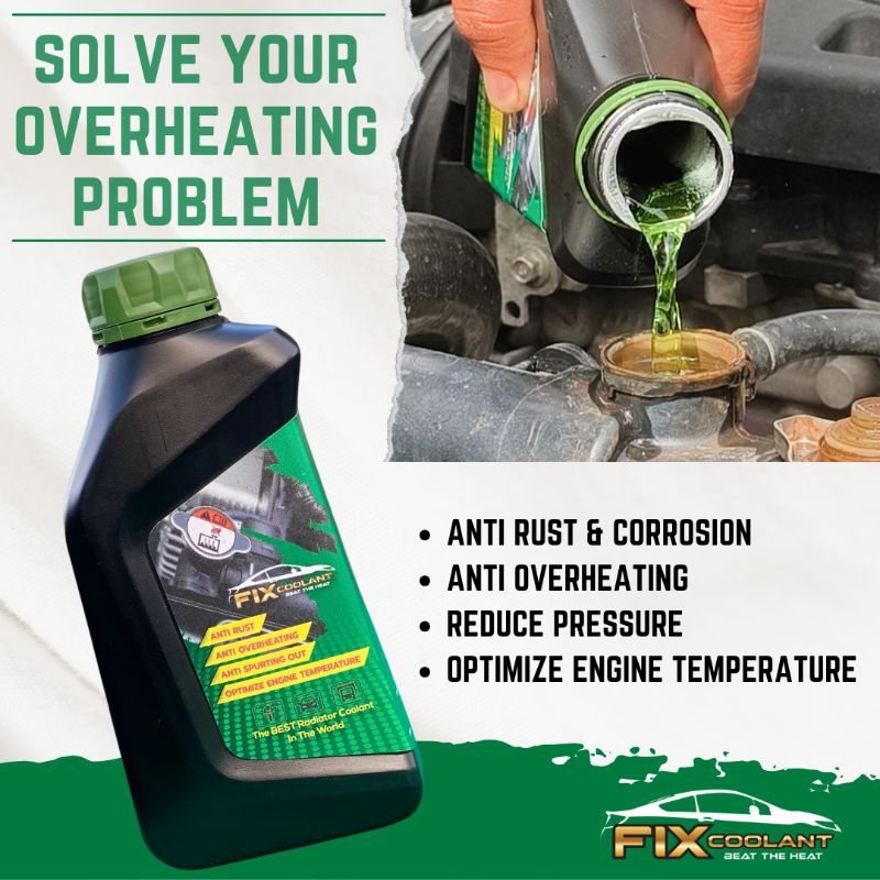 [Anti Overheat Car Coolant] FIX Coolant 500ml suitable for all cars