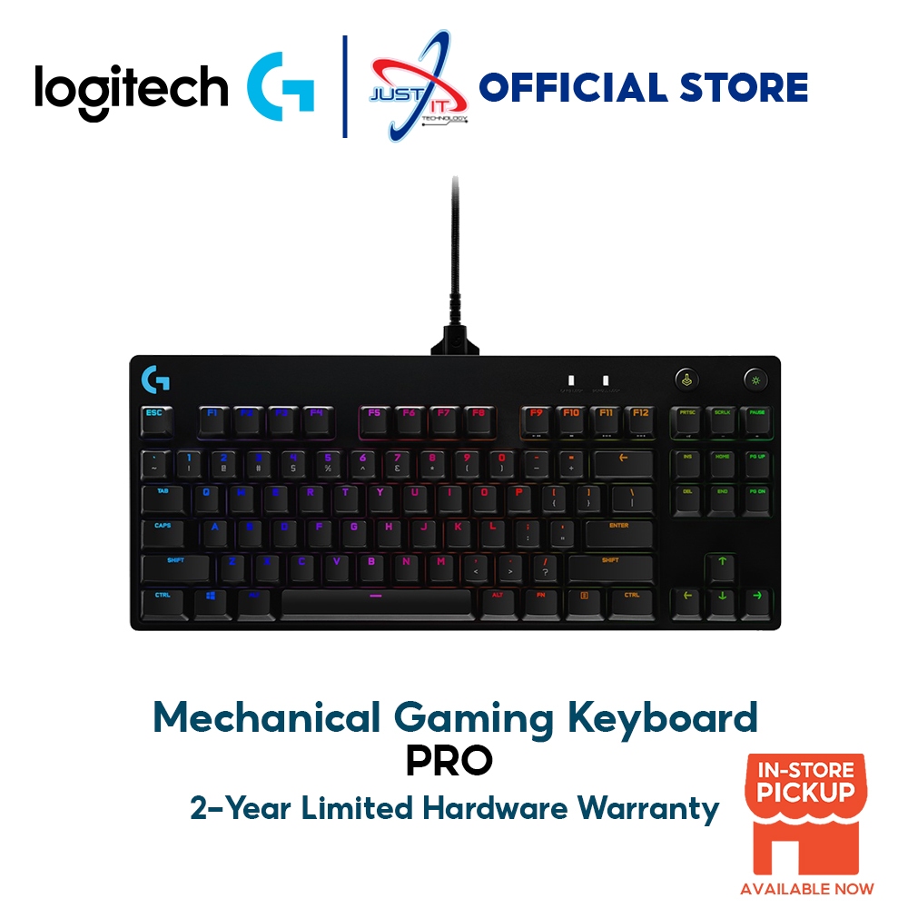 LOGITECH G PRO MECHANICAL GAMING KEYBOARD Shopee Malaysia