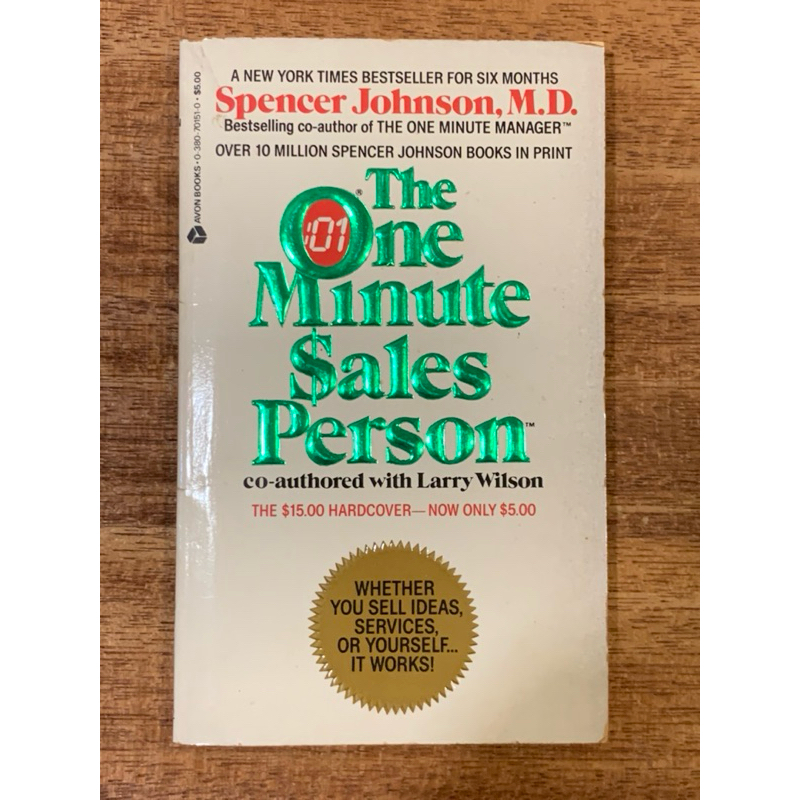 The One Minute Sales Person book by Spencer Johnson | Shopee Malaysia