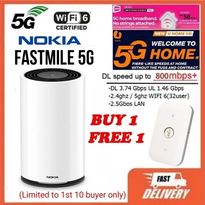 U Home Broadband Umobile Yes FastMile EE NR5103E 5G Wifi Wireless