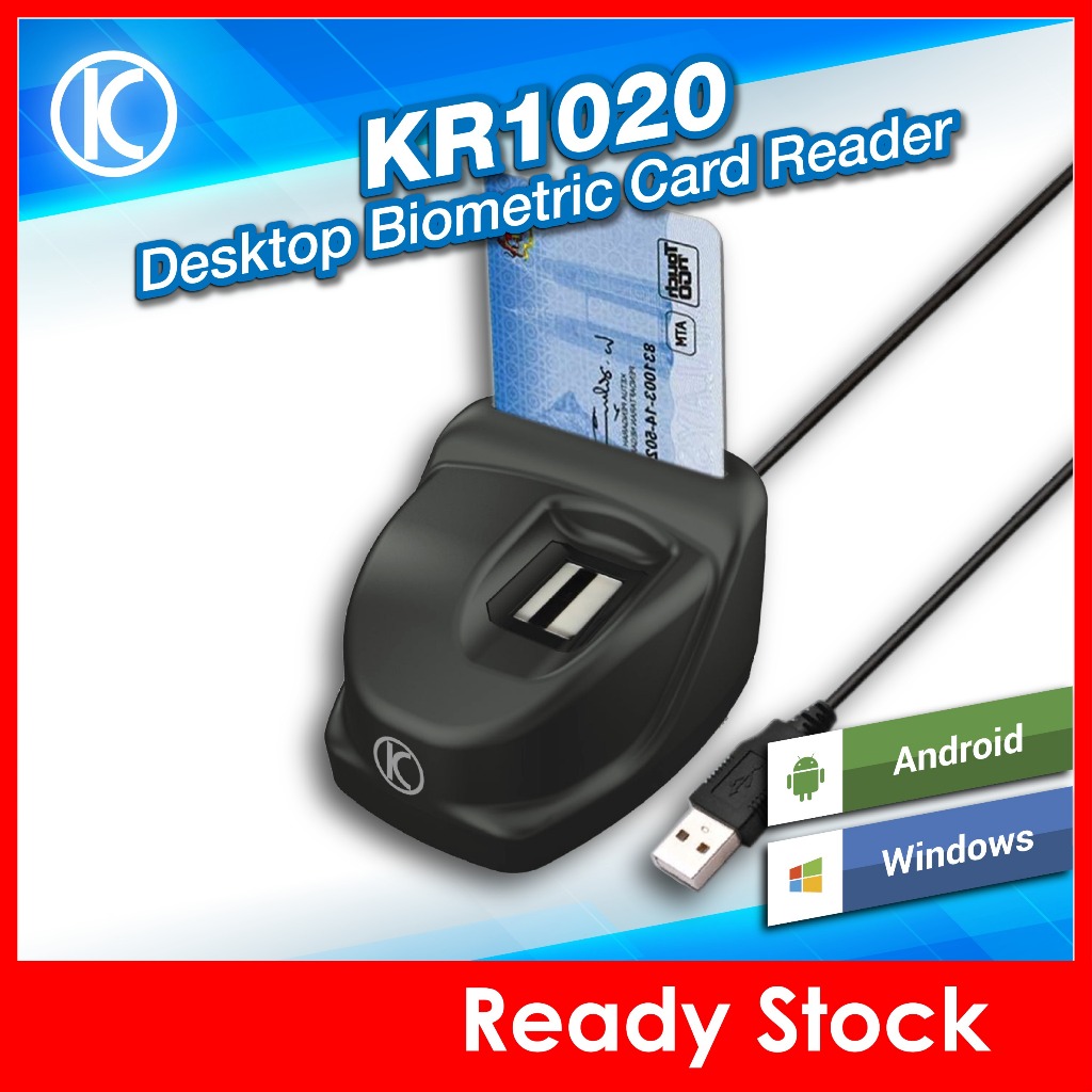 MyKad, Mykid Reader with Biometric Optical Scanner with Onsite Support ...
