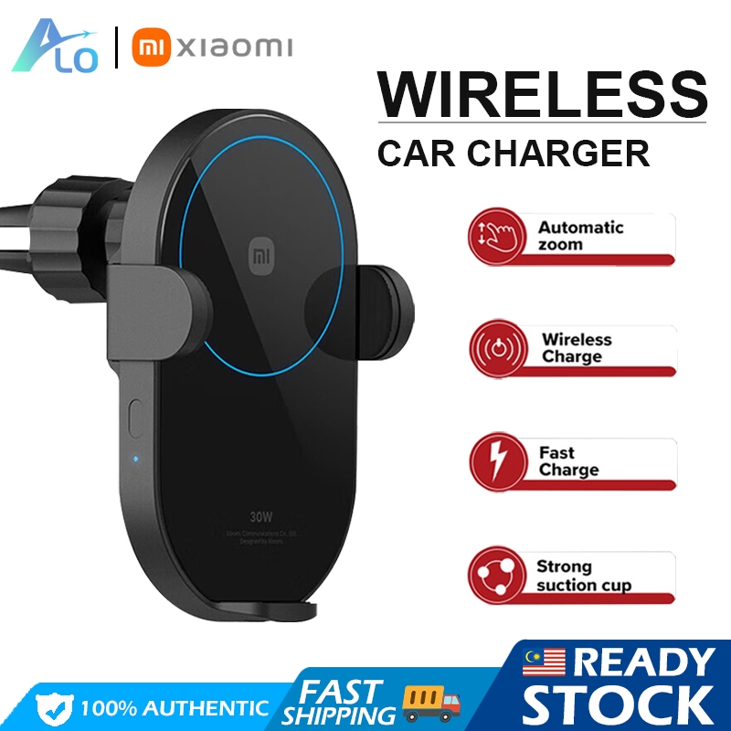 Xiaomi Mi Wireless Car Charger 30W Quick Charge Car Phone Holder ...