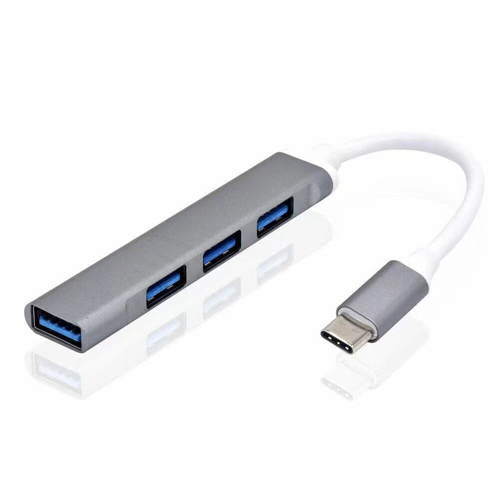 Usb Type C In To Usb Hub Expander Ultra Thin Mini Portable Port