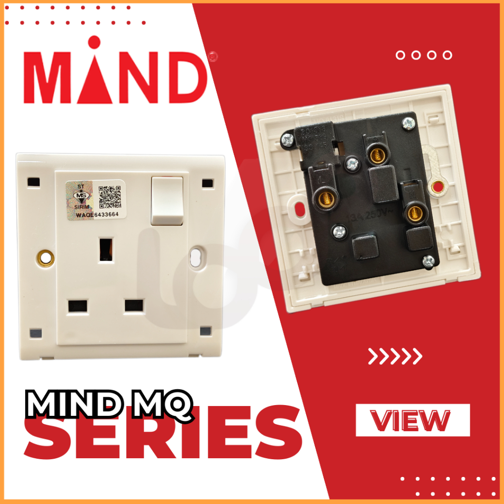 [READY STOCK] MIND 13A SWITCH SOCKET / SUIS ELEKTRIK SOCKET 13A (MQ ...
