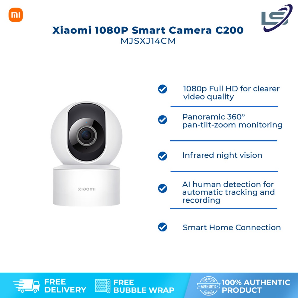 Xiaomi 1080P Smart Camera C200 MJSXJ14CM | 1080p Full HD for Clearer ...