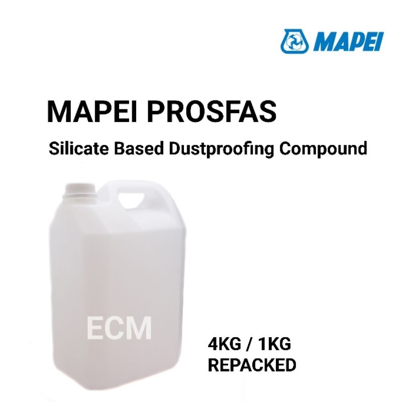 MAPEI PROSFAS (4KG & 1KG REPACKED) Solvent-free silicate based, Anti ...