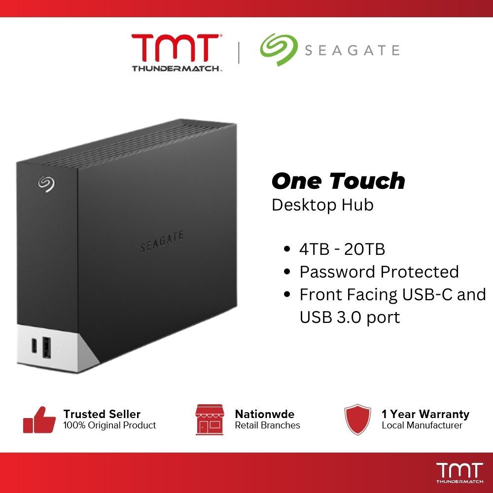 TMT Seagate One Touch Desktop Hub External Hard Disk 4TB 6TB 8TB 10TB