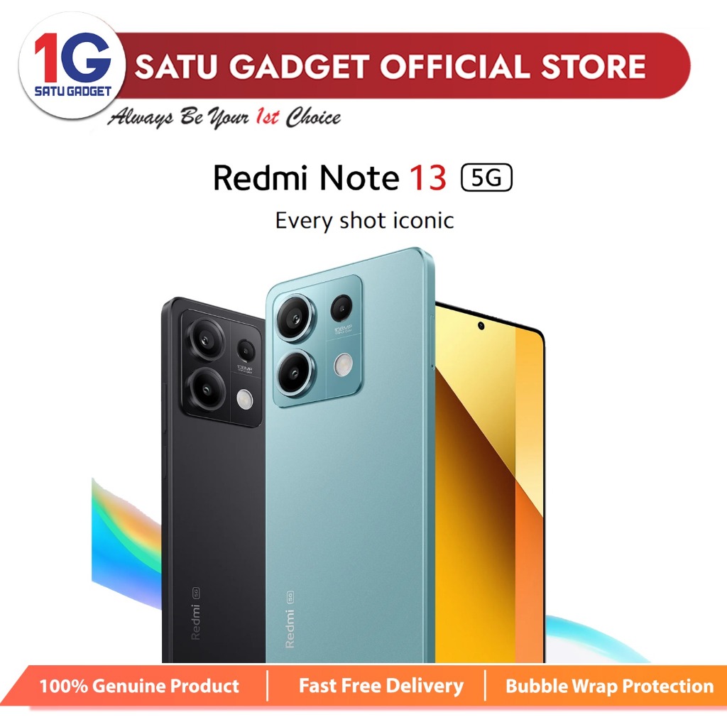 Xiaomi Redmi Note 13 5G 16GB(8+8) + 256GB Original Malaysia Set