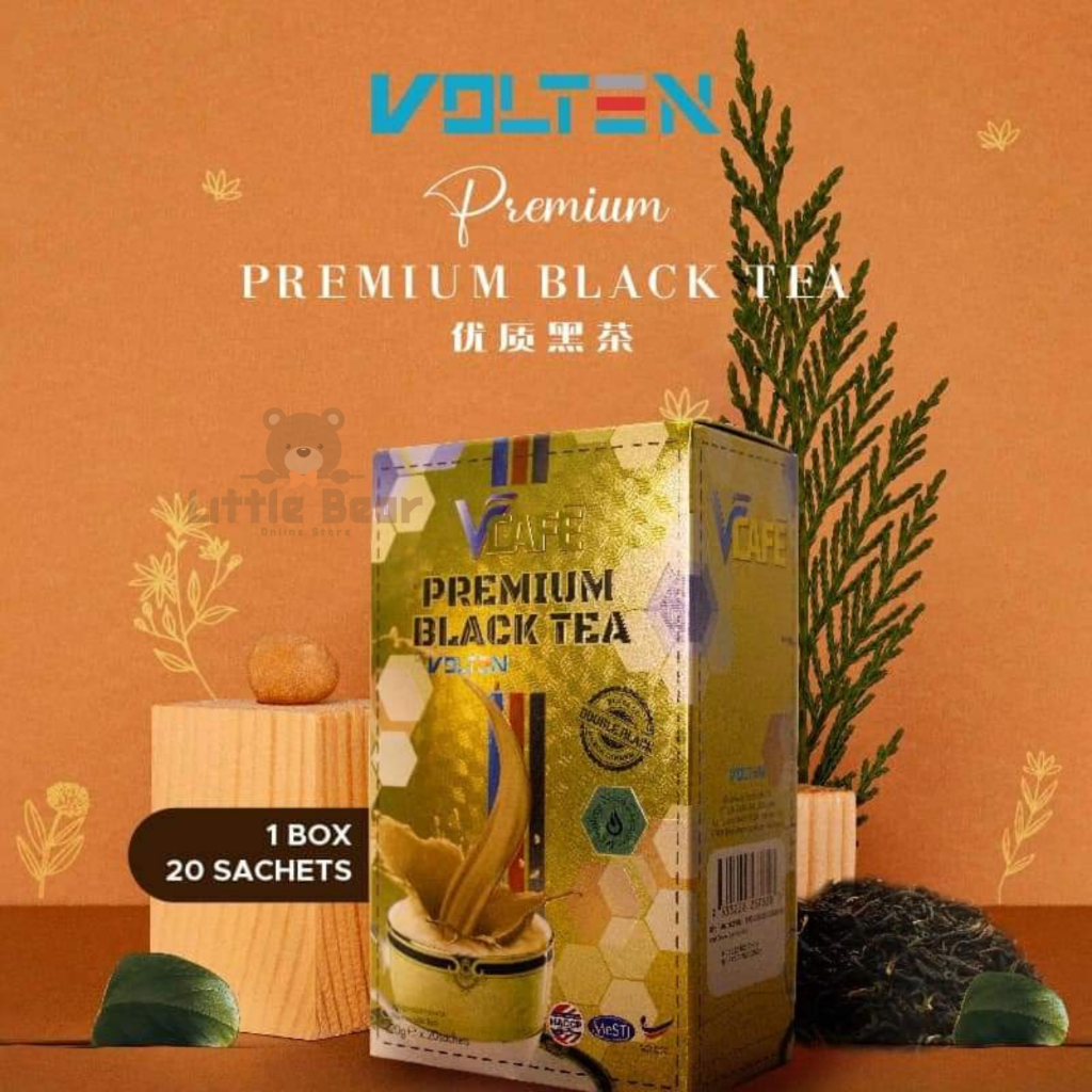 🔥READY STOCK🔥 VOLTEN Vcafe Premium Black Tea 黑茶 (20 sachets/box ...