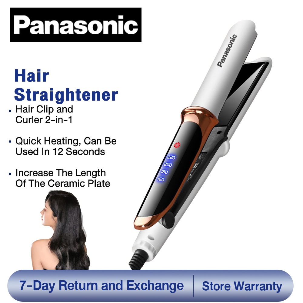 Panasonic 2 in 1 hair straightener and curler best sale