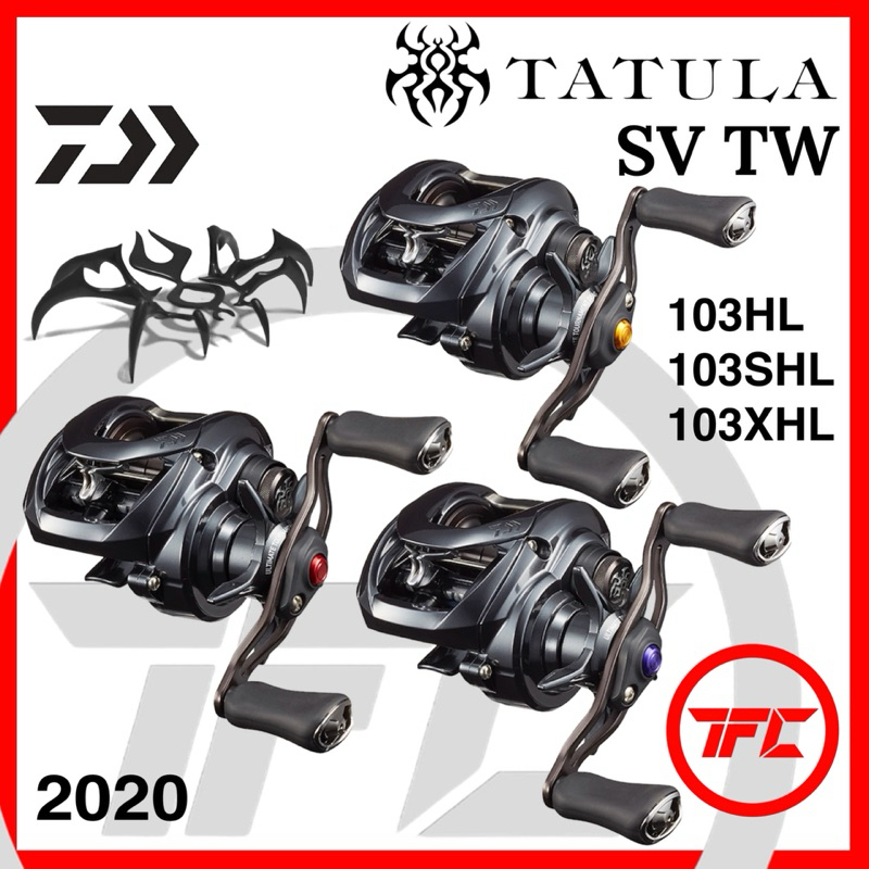 2020 DAIWA Tatula SV TW 103 HL / SHL / XHL Baitcasting Reel BC 20' 103HL  103SHL 103XHL