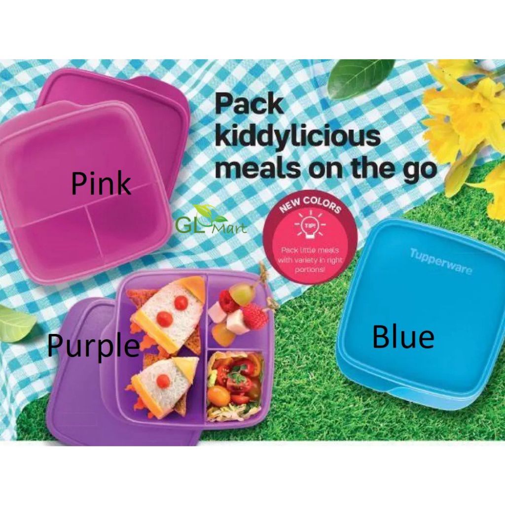 2103 Lollitup Tupperware / Bento Box / Tupperware Lunch Box Shopee