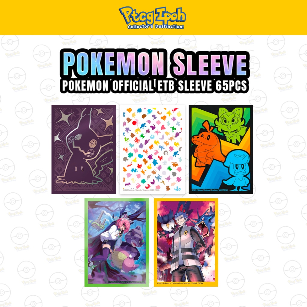 paldean fates card sleeves Paldean Fates 3 Pack Blister Sticker main image 1