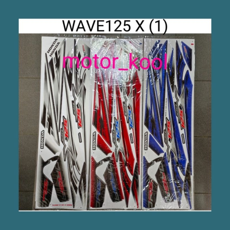 WAVE125 X WAVE125X (1) BODY STICKER STRIPE STIKER | Shopee Malaysia