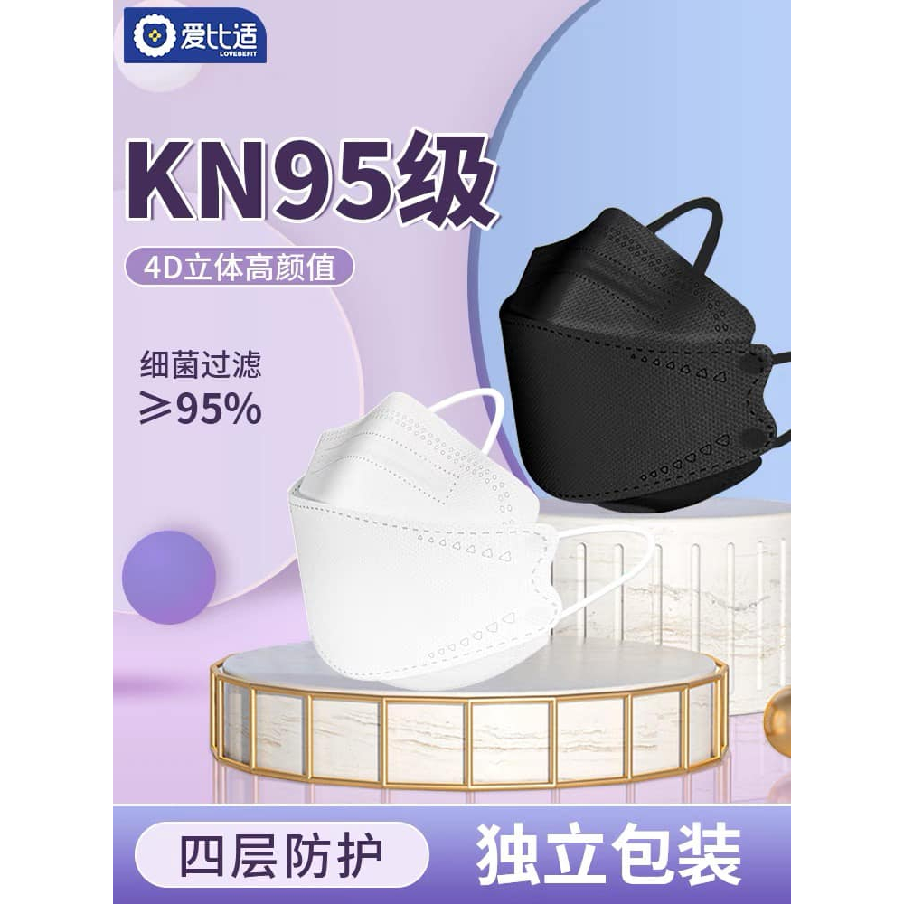 KN95 level mask 3D three-dimensional high-looking fish mouth willow ...