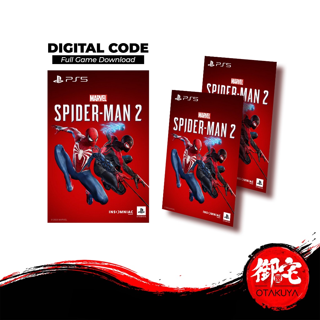 PS5 Marvel Spiderman 2 SpiderMan 2 Download Code(English Version