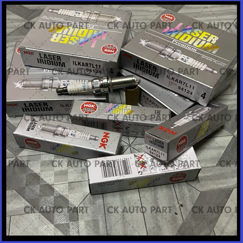 (100 Original) NGK LASER Iridium Spark Plug ILKAR7L11 Mazda Skyactiv