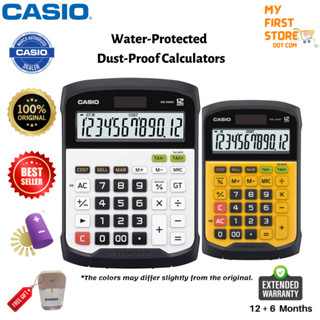 Genuine Casio WM 320MT WD 320MT Water Protected Dust Proof Calculator Suitable for use even in demanding environments