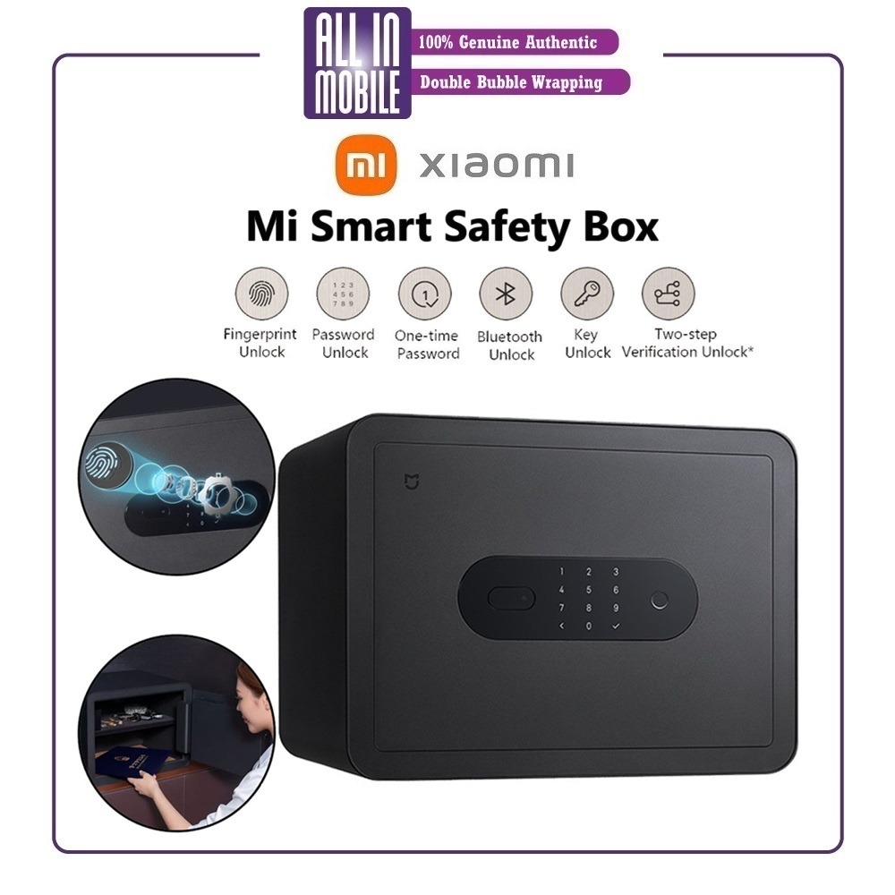 Xiaomi Mi Smart Safety Box (Fingerprint | Password | Bluetooth | Key ...