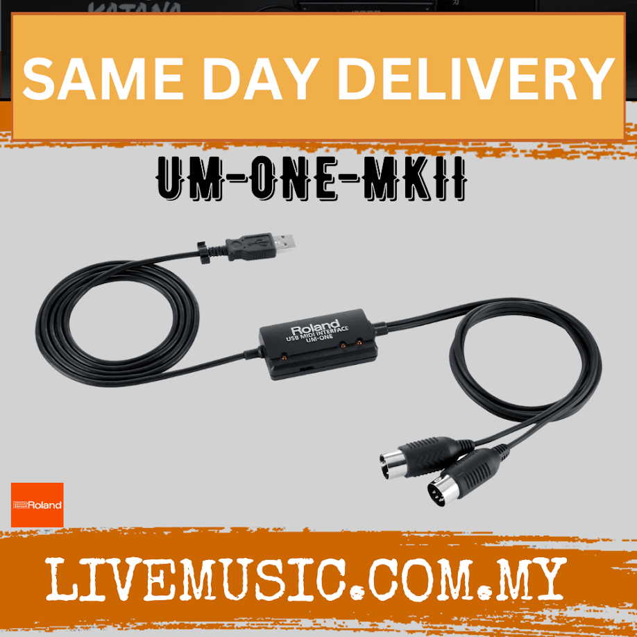 Roland UMONE MKII USB Midi Interface (UMONE UMONE MK2/UMONEMKII