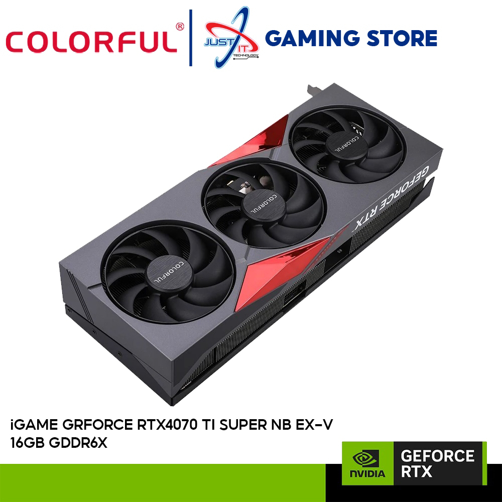 COLORFUL GRFORCE RTX4070 TI SUPER NB EX-V 16GB GDDR6X GRAPHICS CARD ...