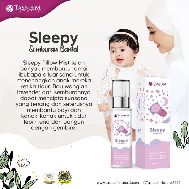 TASNEEM SLEEPY PILLOW MIST (80ml) Shopee Malaysia