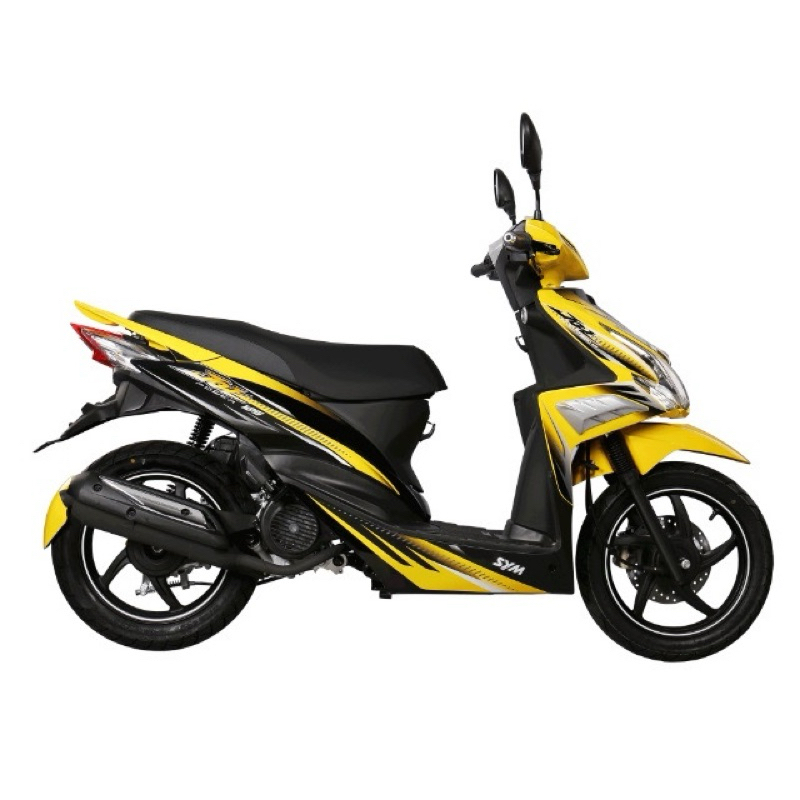 Sym Scooter 125cc Yellow 100% ORI] SYM JET-POWER 125 BODY COVER - Main Image