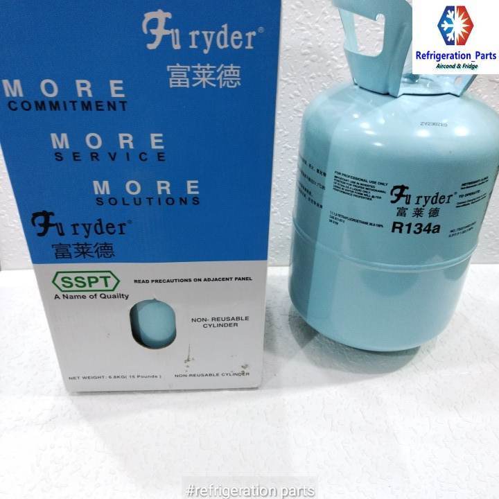 CZ R134a botol gas besar peti sejuk tambah gas 雪柜汽车充气打gas refrigerant