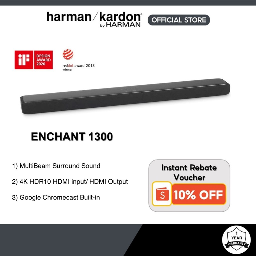 Harman Kardon Enchant 1300. All in One 13Channel Soundbar with