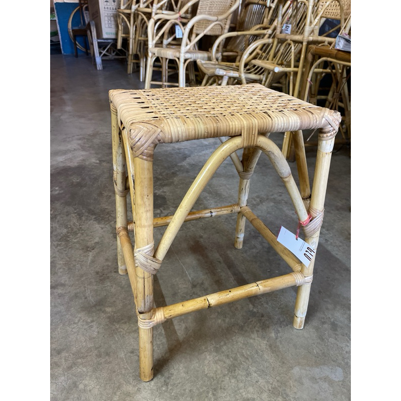 24 inch Rattan High Stool Kerusi Rotan Dining Chair | Shopee Malaysia