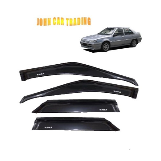 Proton Saga Iswara Sedan Aeroback 4" Window Door Visor Saga Air Press