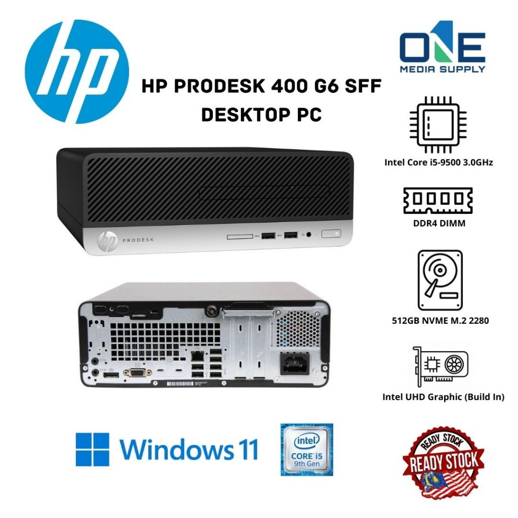 HP ProDesk 400 G6 SFF / i5-9500　ジャンク品取り外したHDDは付属しません