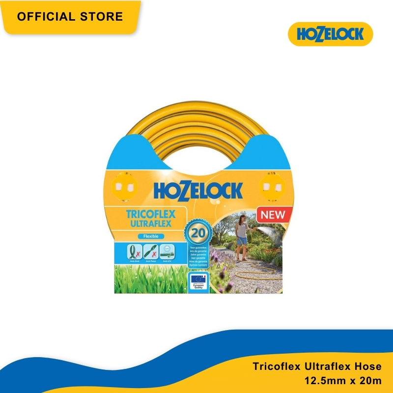Tuyau D'arrosage HOZELOCK Ultraflex - 12,5mm (1/2") - 10 M - Anti-vrille, Résistant - 20 Ans Garantie