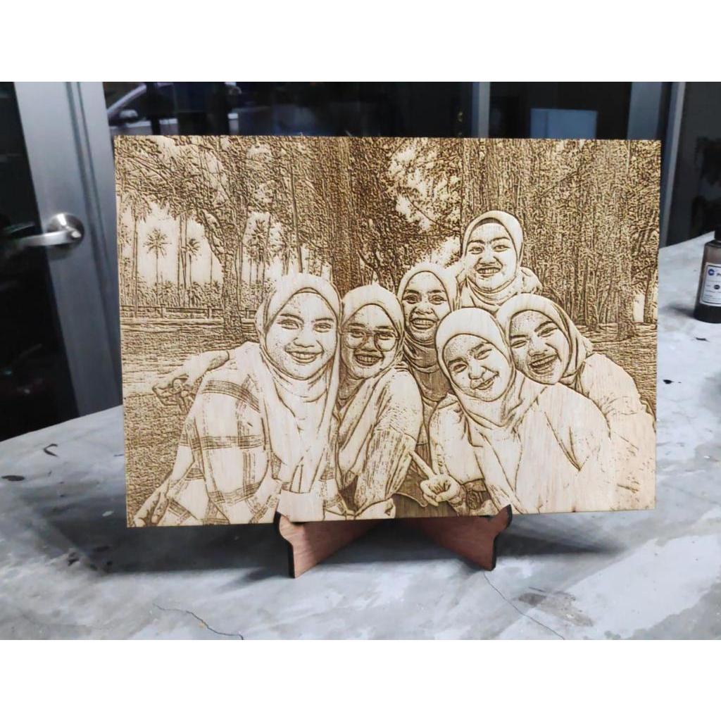 [FREE STAND] FRAME GAMBAR BINGKAI GAMBAR CUSTOM HADIAH CENDERAHATI