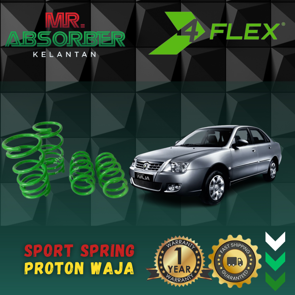 PROTON GEN2/ PROTON WAJA SPRING SPORT BRAND 4FLEX LOWERED | Shopee Malaysia