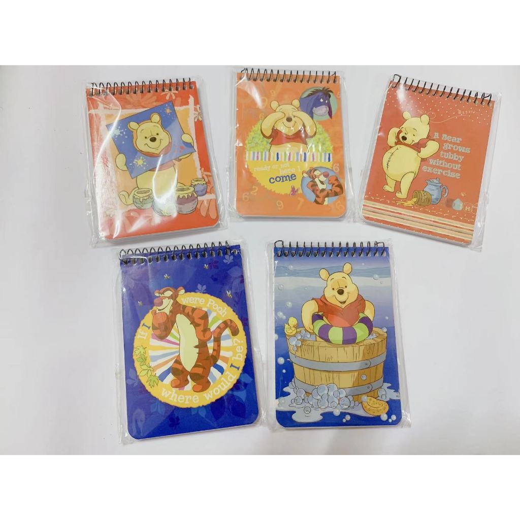 Winnie The Pooh A6 Spiral Bound Note Book | Shopee Malaysia