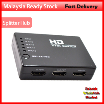 3/5 Ports HD Switch 4k1080p Splitter Hub with Remote Control