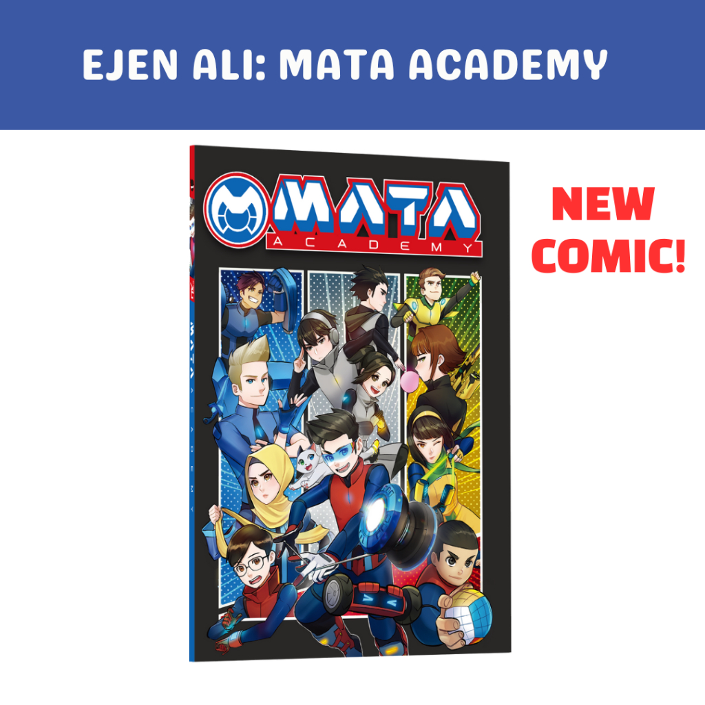 EJEN ALI: MATA ACADEMY Majalah Komik Ejen Handdrawn Komik Aksi Comic ...