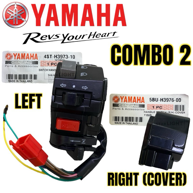 YAMAHA Y125Z Y125ZR 125Z 125ZR HANDLE SWITCH SET LEFI RIGHT SUIS HANDLE ...