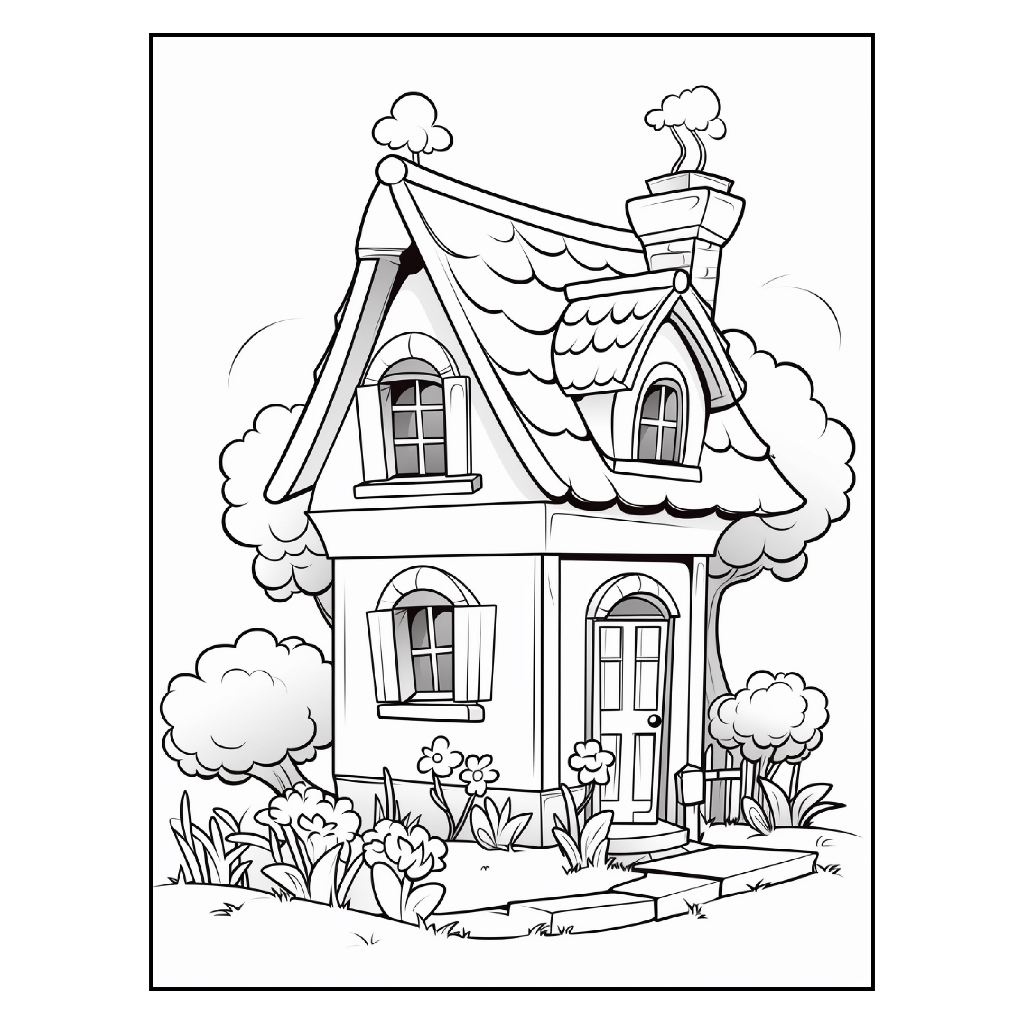 [PDF] 100+ KIDS COLOURING PAGES TEMA HOUSE - Coloring Book For Kids ...